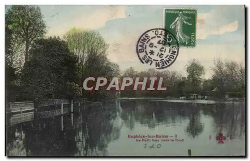 Enghien les Bains - Le Petit Lac vers le fond - Cartes postales