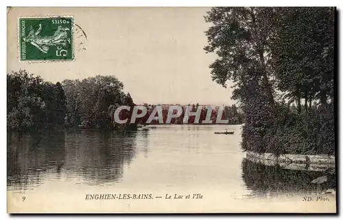 Enghien les Bains - Le Lac et L Ile - Cartes postales