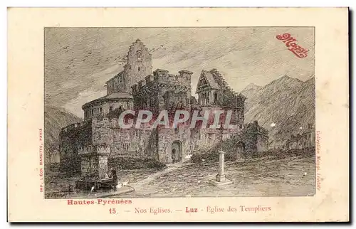 Luz - Nos Eglises - Eglise des Templiers - Cartes postales