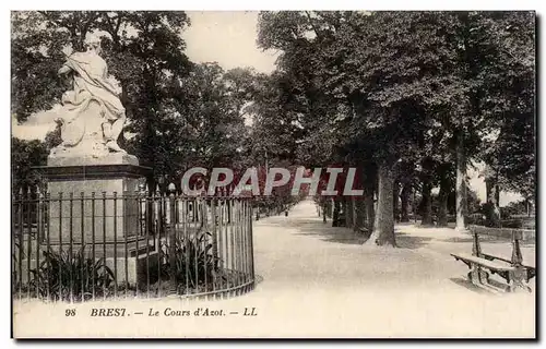 Brest - Le Cours d Azot - Ansichtskarte AK