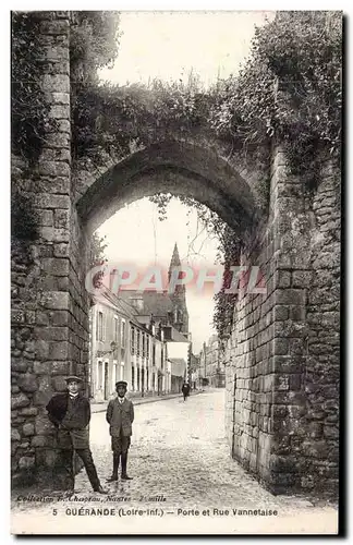 Guerande - Porte et rue Vannelaise - Cartes postales