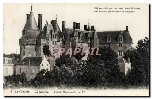 Langeais - Le Chateau - Cartes postales