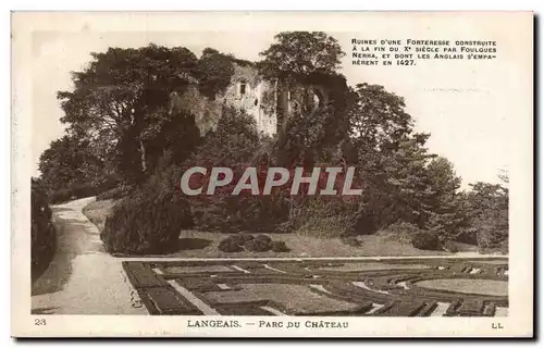 Langeais - Le Chateau - Le Parc - Cartes postales