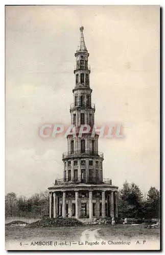 Amboise - La Pagode de Chanteloup - Cartes postales