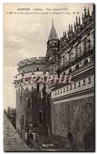 Amboise - Chateau - Tour Charles VIII - Cartes postales