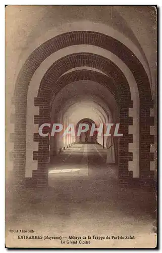 Cartes postales Entrammes Abbaye de la Trappe de Port du Salut Le grand cloitre