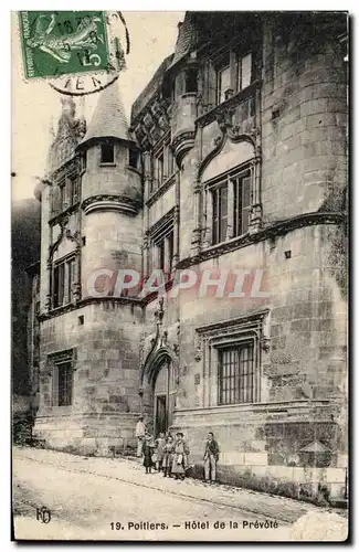Cartes postales Poitiers Hotel de la Prevote