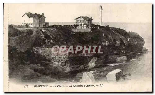 Ansichtskarte AK Biarritz Le phare La chambre d amour