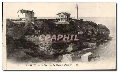 Cartes postales Biarritz Le phare La chambre d amour