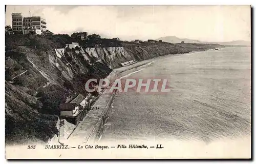 Ansichtskarte AK Biarritz La cote basque Villa Helianthe