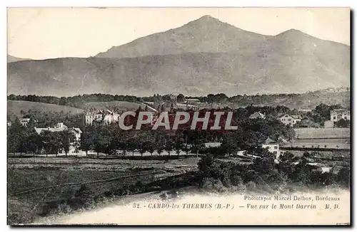 Cartes postales Cambo les thermes Vue sur le Mont Darrin