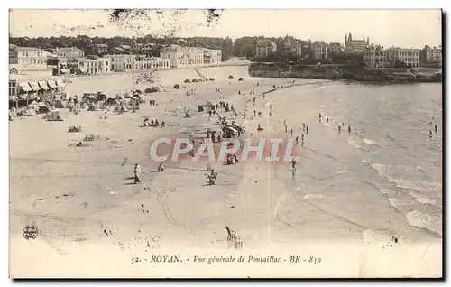 Cartes postales Royan Vue generale de Pontaillac