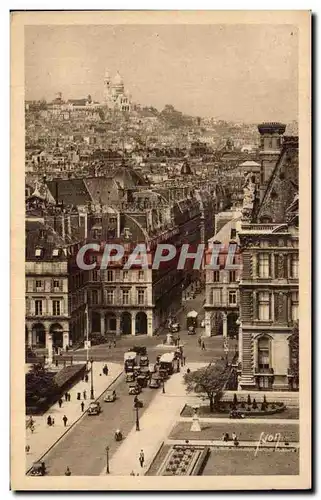 Ansichtskarte AK Paris Place des Pyramides Butte Montmartre et Sacre Coeur