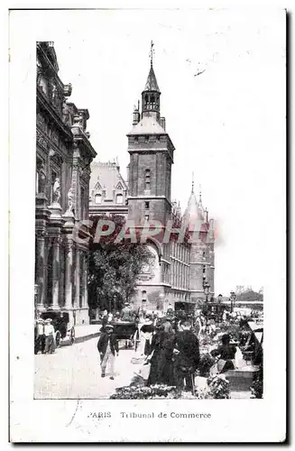 Ansichtskarte AK Paris Tribunal de commerce Marche aux fleurs