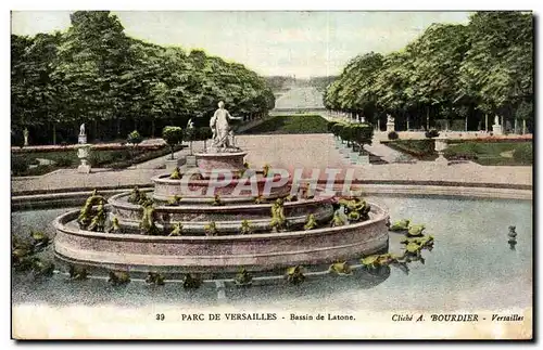 Cartes postales Parc de Versailles Bassin de Latone