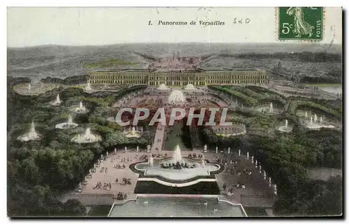 Cartes postales Versailles Panorama