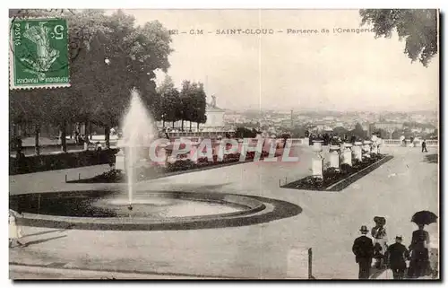 Cartes postales Saint Cloud Parterre de l orangerie