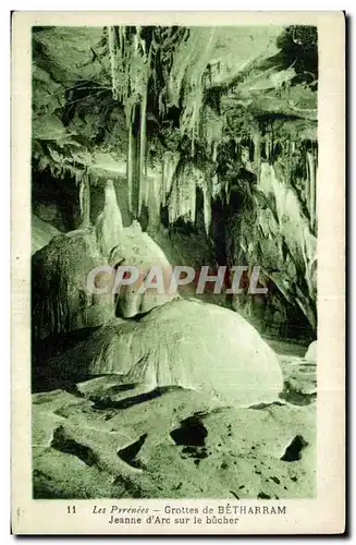 Ansichtskarte AK Grottes de Betharram Jeanne d arc sur le bucher