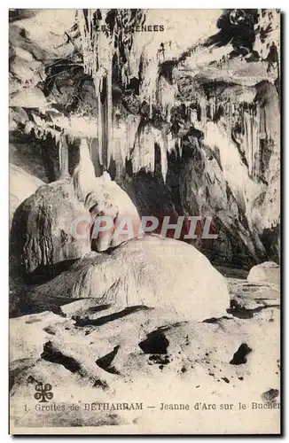 Ansichtskarte AK Grottes de Betharram Jeanne d arc sur le bucher