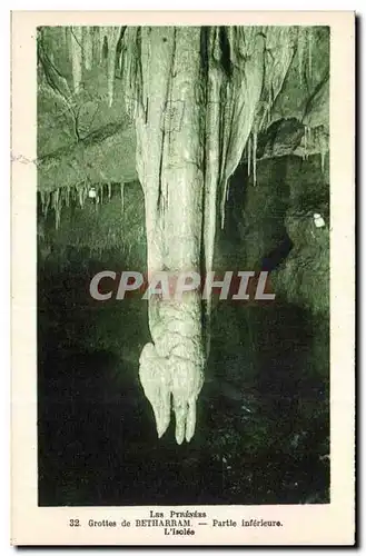 Cartes postales Grottes de Betharram Partie inferieure L isolee