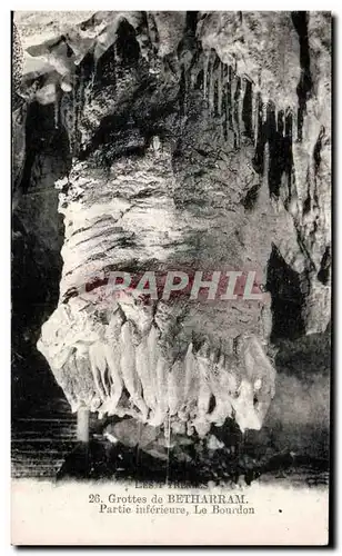 Cartes postales Grottes de Betharram Partie inferieure Le Bourdon