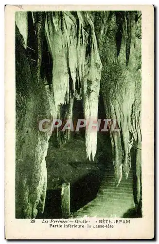 Cartes postales Grottes de Betharram Partie inferieure le casse tete