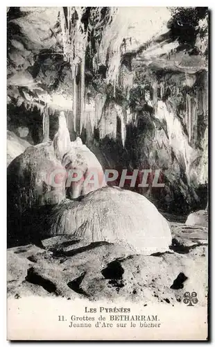 Ansichtskarte AK Grottes de Betharram Jeanne d arc sur le bucher