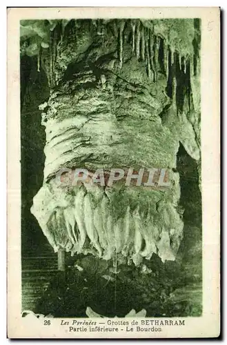 Cartes postales Grottes de Betharram Partie inferieure Le Bourdon