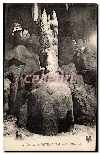 Cartes postales Grottes de Betharram Le minaret