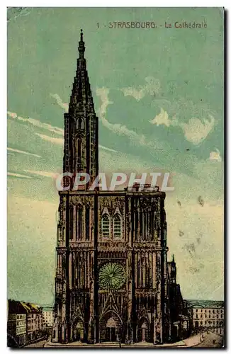 Cartes postales Strasbourg la cathedrale