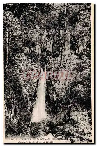 Cartes postales Ballon d Alsace Cascade du saut de la Truite