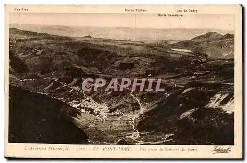 Cartes postales Le Mont Dore Vue prise du sommet de Sancy