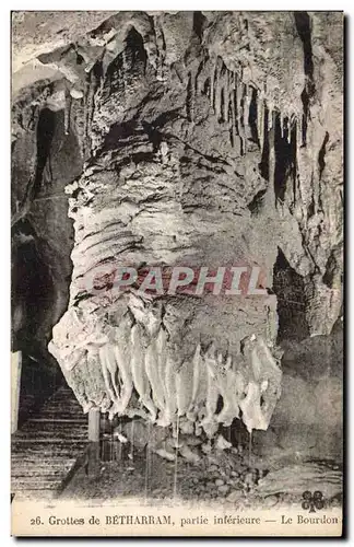 Cartes postales Grottes de Betharram Lpartie inferieure Le Bourdon