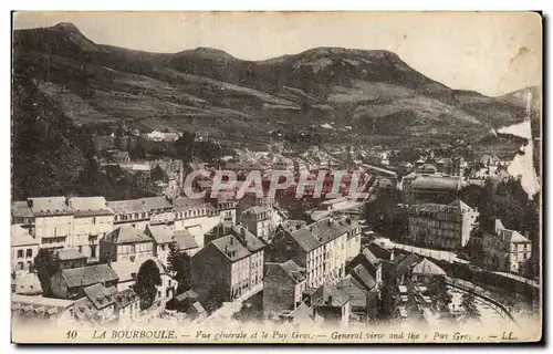 Ansichtskarte AK La Bourboule Vue generale et le Puy Gros