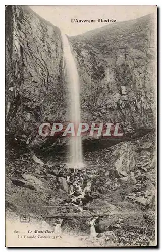 Cartes postales Le Mont Dore la grande cascade