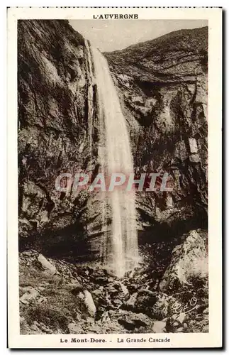 Cartes postales Le Mont Dore la grande cascade