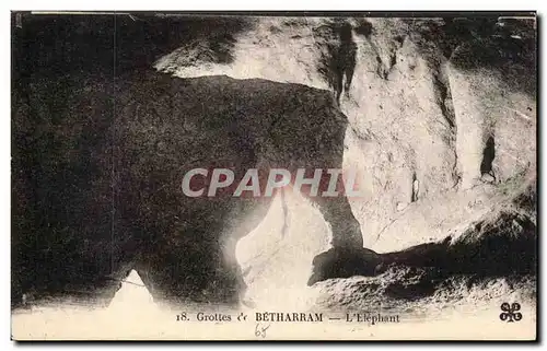Cartes postales Grottes deBetharram l elephant