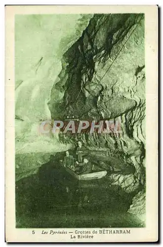 Cartes postales Grottes de Betharram La riviere