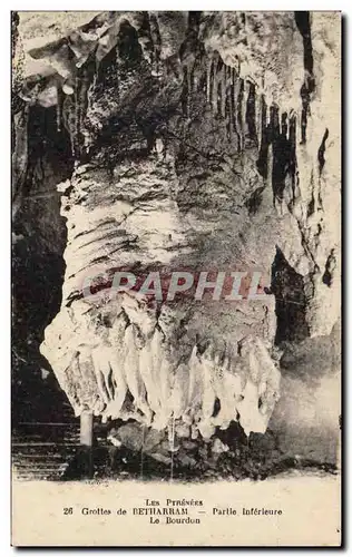 Cartes postales Grottes de Betharram Partie inferieure Le Bourdon