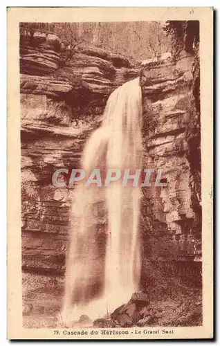 Cartes postales Cascade du Herisson Le grand saut