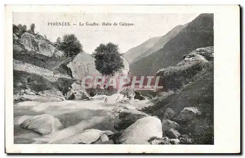 Cartes postales Pyrenees Le gouffre Halte de Calypso