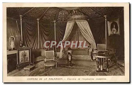 Cartes postales Chateau de la Malmaison Chambre de l imperatrice Josephine