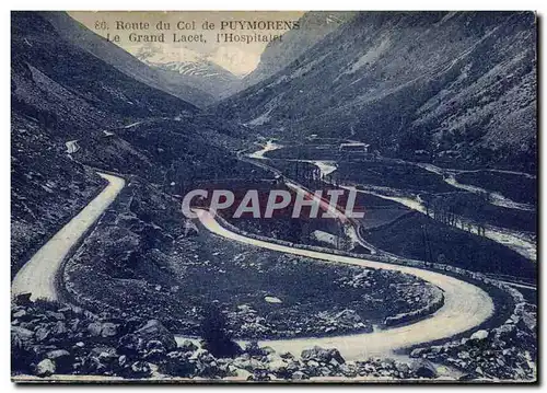 Ansichtskarte AK Route du col de Puymorens Le grand lacet l hospitale