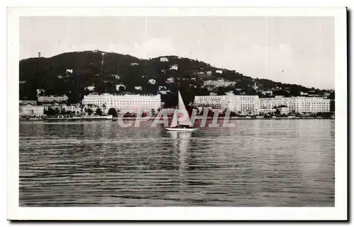 Cartes postales moderne Cannes Les hotels de la Croisette Vue prise de la mer