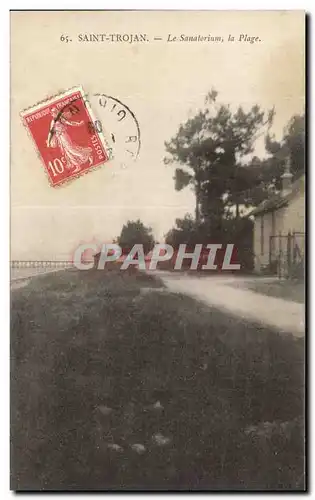 Cartes postales Saint Trojan Le sanatorium La plage