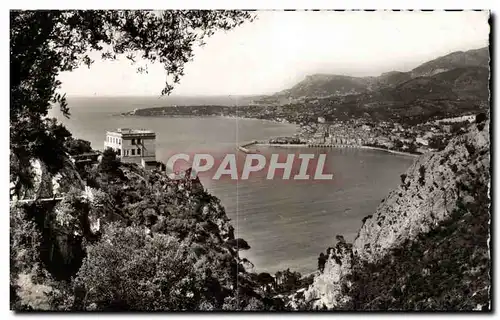 Cartes postales Grimaldi Douanes italiennes et vue sur Menton