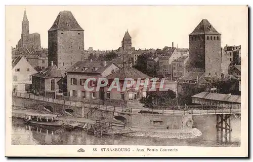 Cartes postales Strasbourg Aux ponts couverts