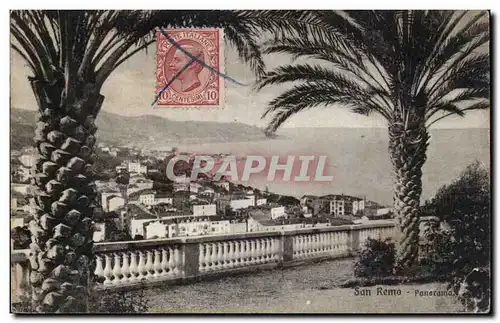 Cartes postales Italie Italia San Remo panorama