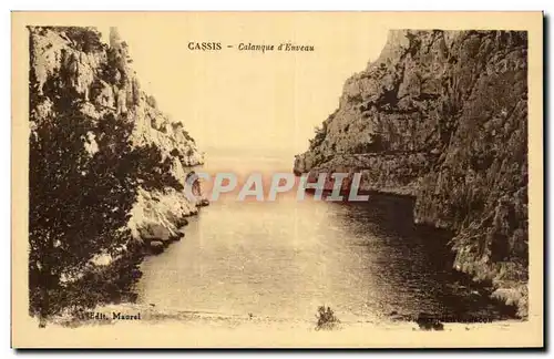 Cartes postales Cassis Calanque d Enveau