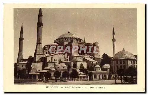 Cartes postales Turquie Turkey Constantinople Art Byzantin Sainte Sophie
